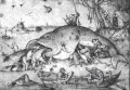 Big Fishes Eat Little Fishes Flemish Renaissance peasant Pieter Bruegel the Elder